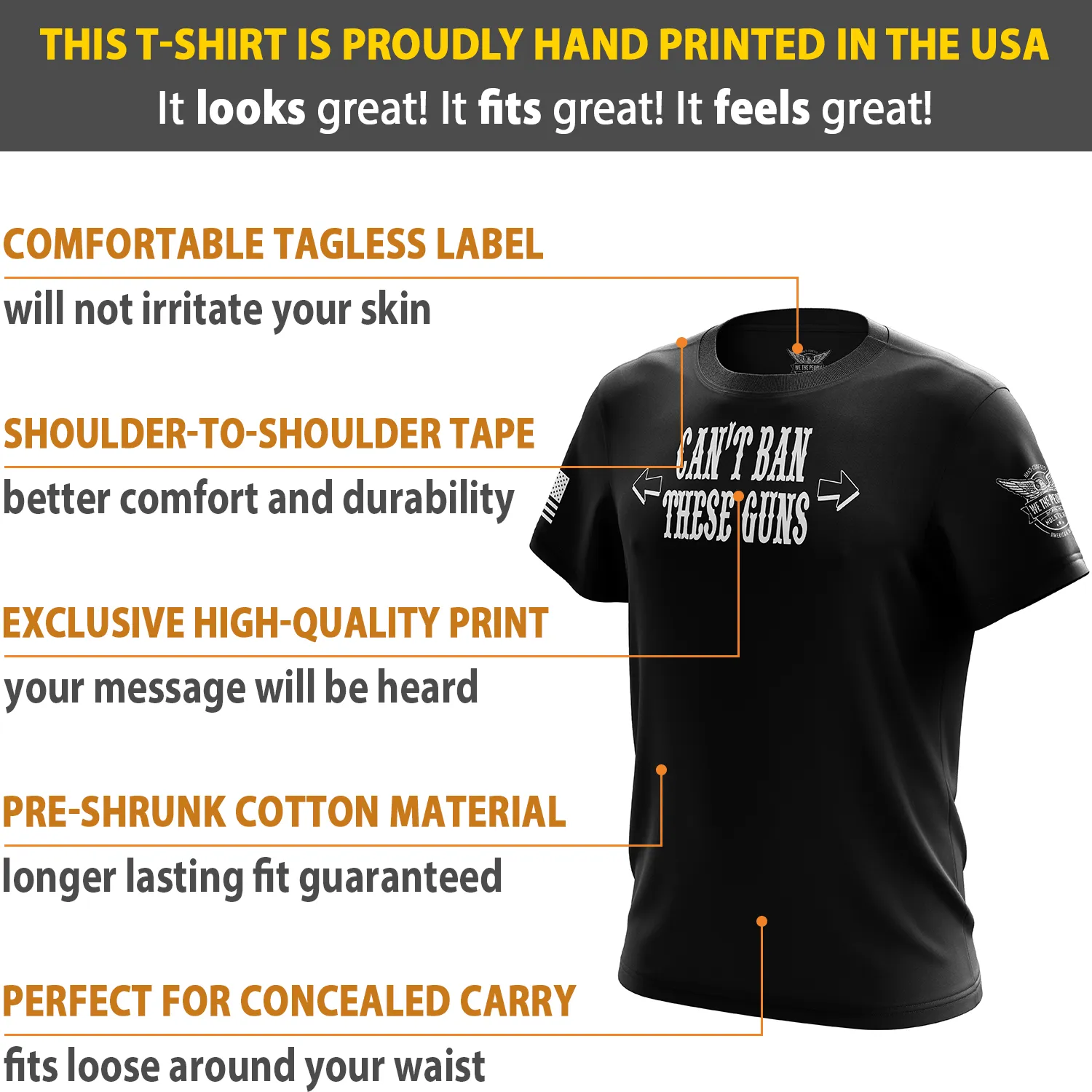 Can't Ban These Guns Short Sleeve Shirt