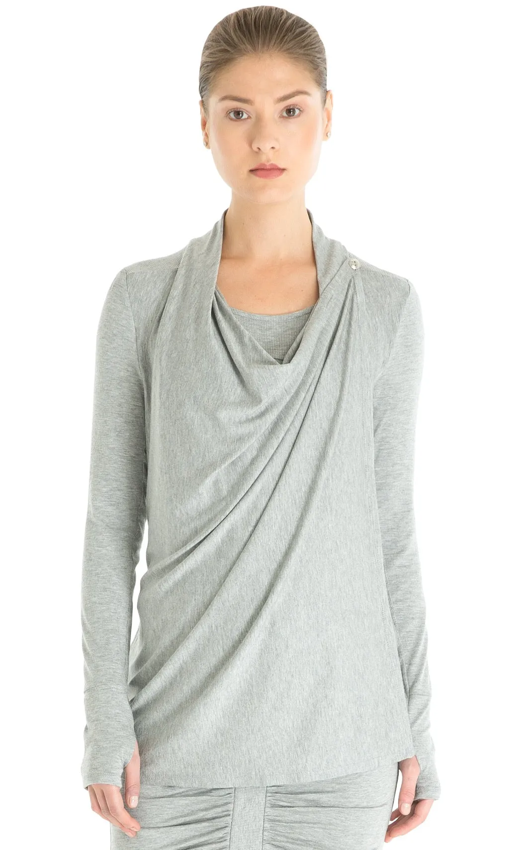 Drapey Cross Over Cardigan