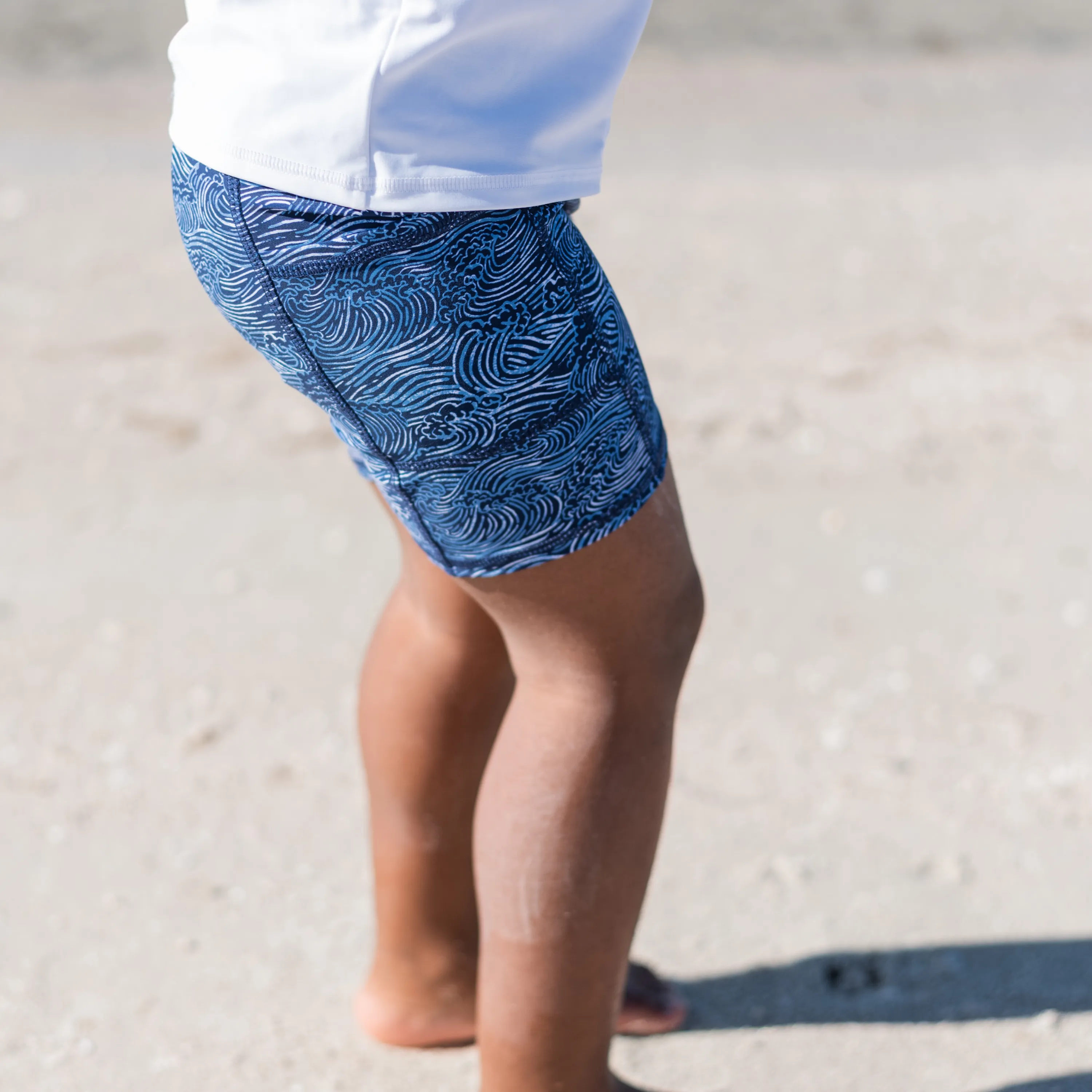 Kids Jammers Swim Shorts | "Ocean Breeze"
