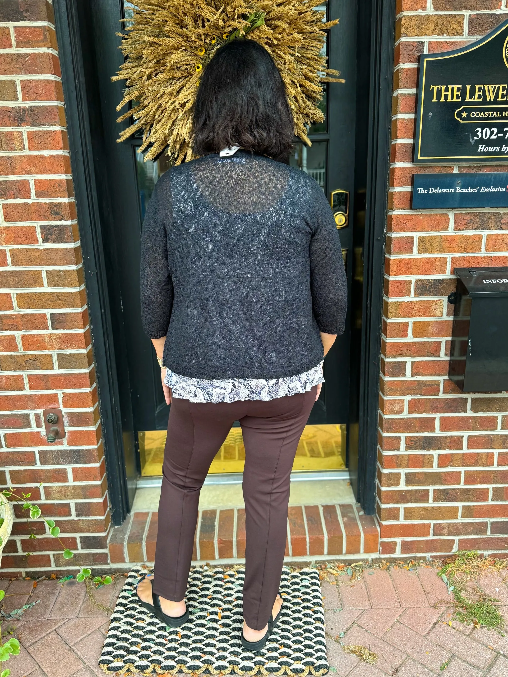 Lulu B Black Lightweight Cardigan