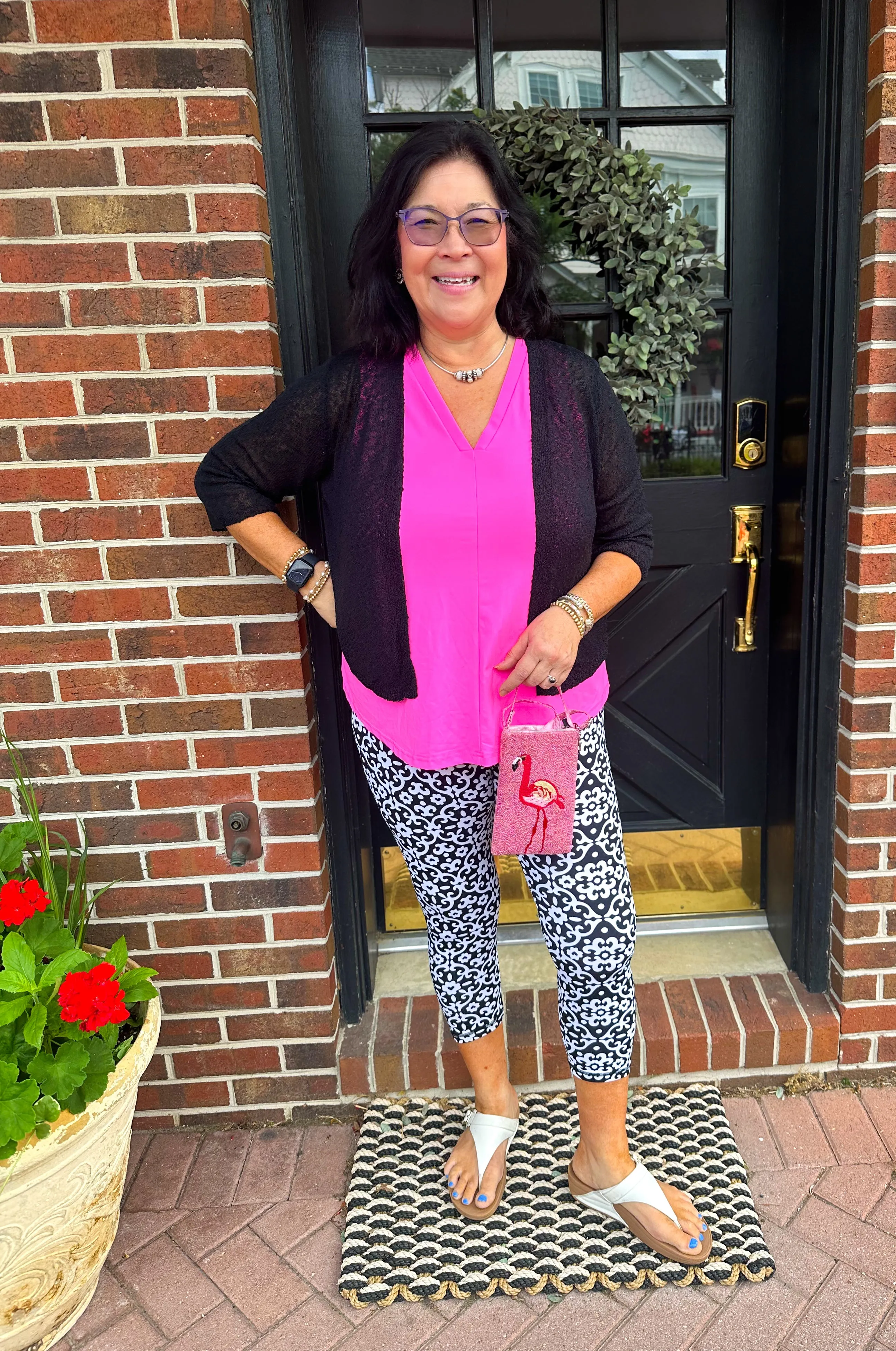 Lulu B Black Lightweight Cardigan