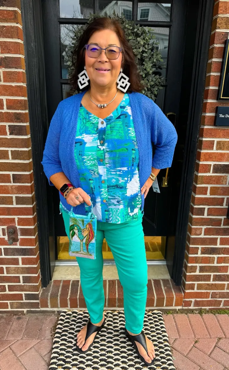 Lulu B Blue Lightweight Cardigan