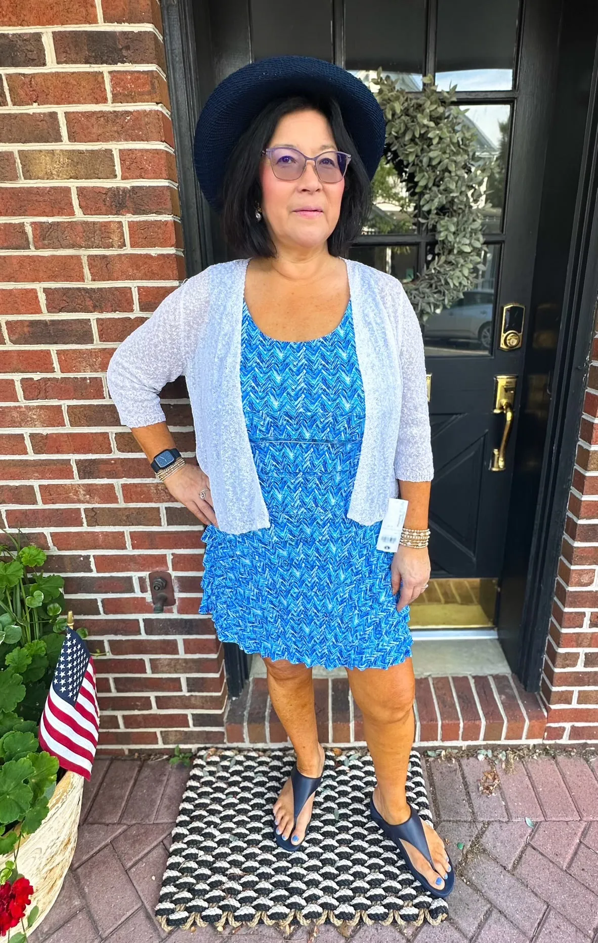 Lulu B White Lightweight Cardigan