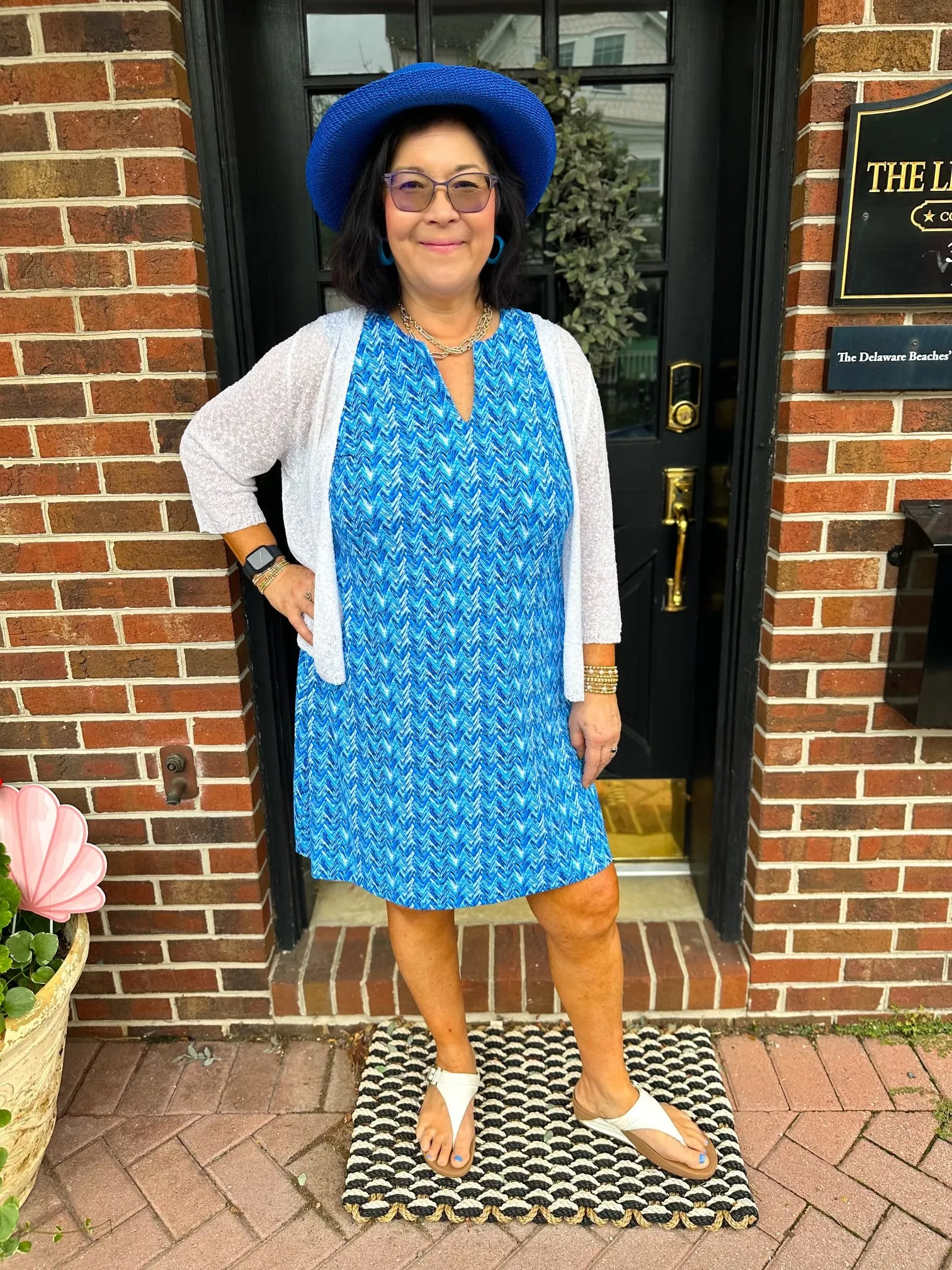 Lulu B White Lightweight Cardigan