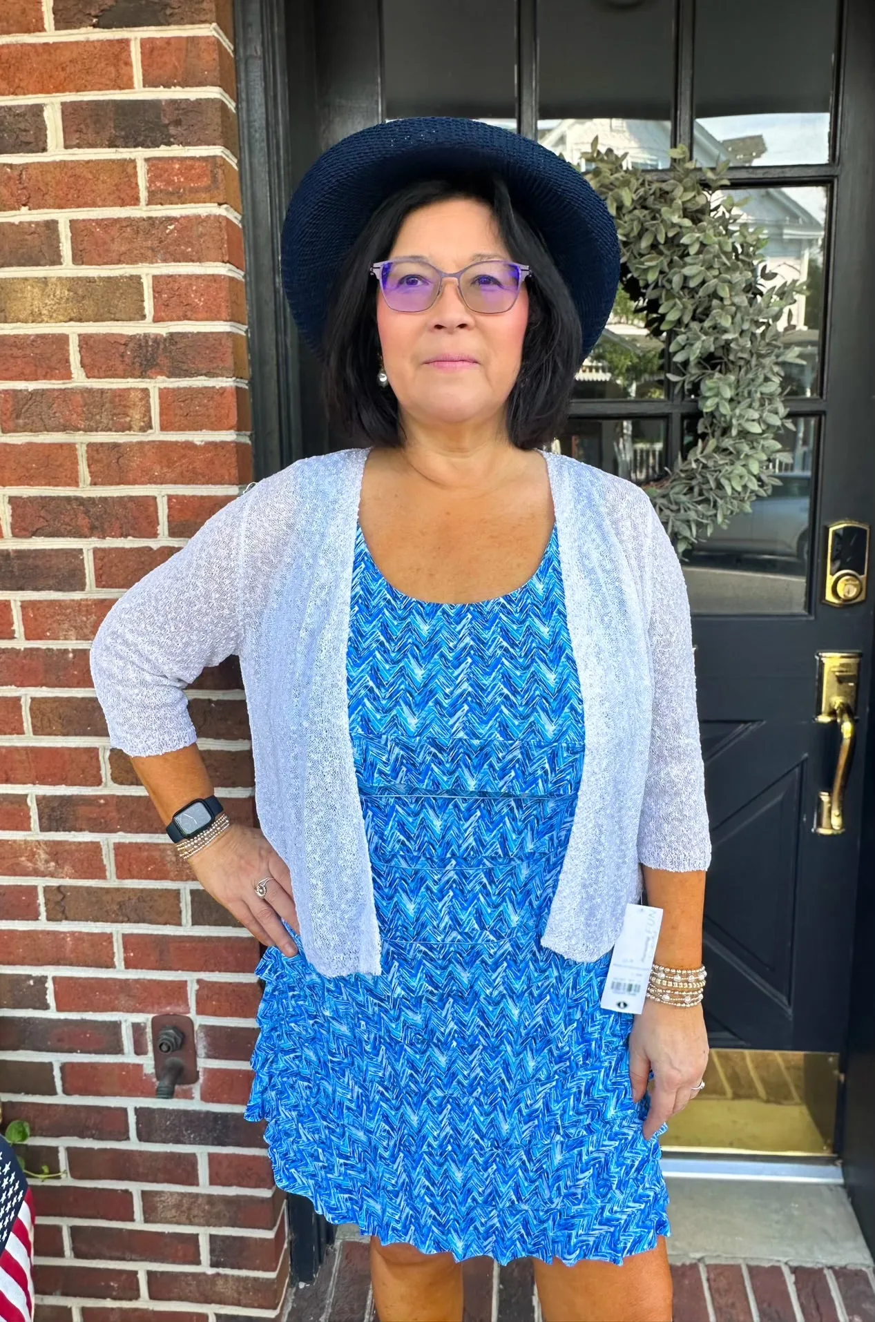 Lulu B White Lightweight Cardigan