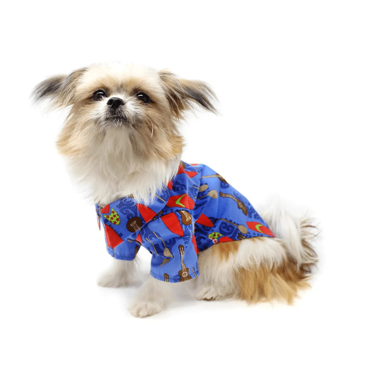 Ukuleles & Surfboards Camp Dog Shirt